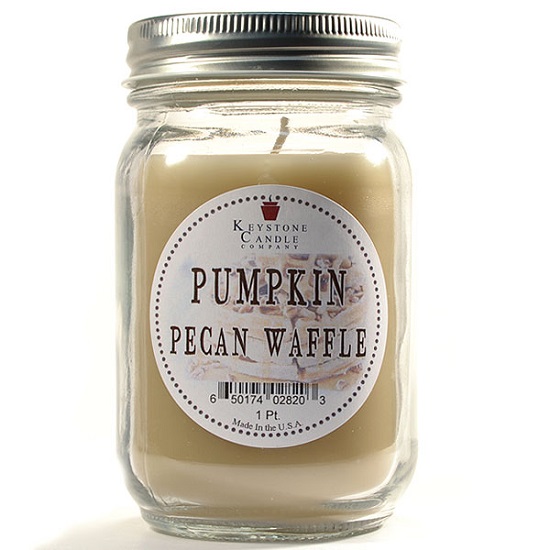 PUMPKIN PECAN WAFFLE CANDLE, PINT JAR